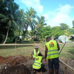 Water Construction Project on Aniwa Island